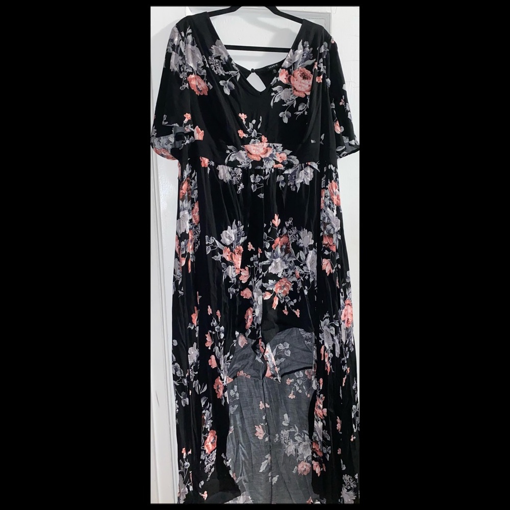 Torrid high-low romper dress